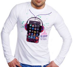 EXTRA LONGSLEEVE iPHONE BIALY A-1050